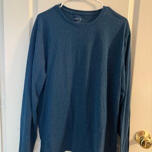 Apt. 9 Men's Navy Long Sleeve Shirt